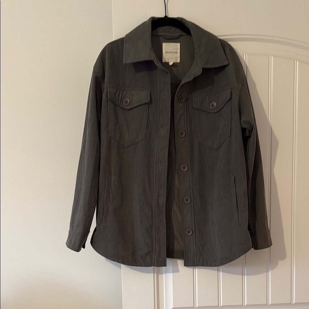 Avec Les Filles Dark Gray Utility Jacket